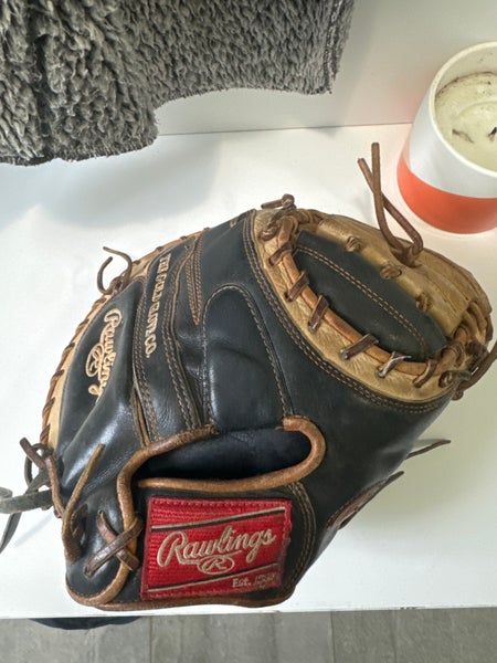 Catcher's Rawlings Right Hand Throw Pro Preferred Baseball Glove 33" (Used)