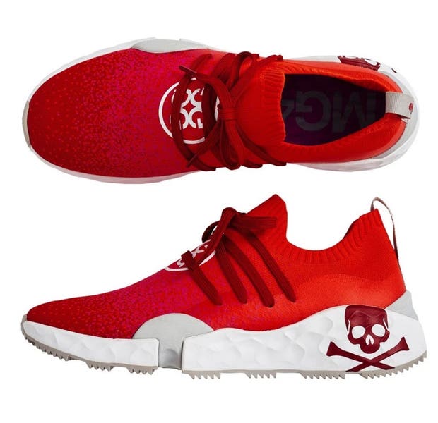 G/Fore Skull Knit Cay Spikeless Golf Shoes‎ Red G4MS20EF24 Men’s Sz 11.5 MEN main image 4