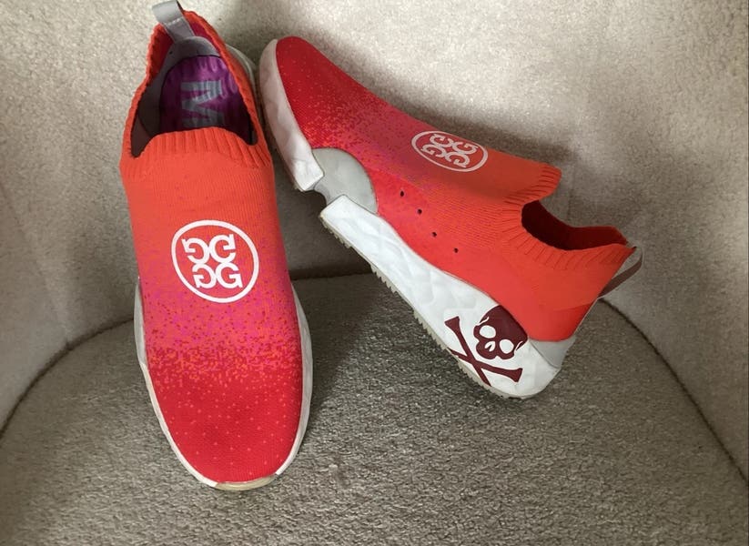 G/Fore Skull Knit Cay Spikeless Golf Shoes‎ Red G4MS20EF24 Men’s Sz 11.5 MEN main image 3