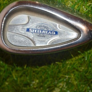 Callaway	Big Bertha X-12 Irons	Pitching Wedge	RH 	35.5"	Graphite	Regular	New Gri