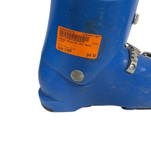 Used Lange Boys DH Ski Boot Royal Blue 215 MP - J03 11847-S000025272
