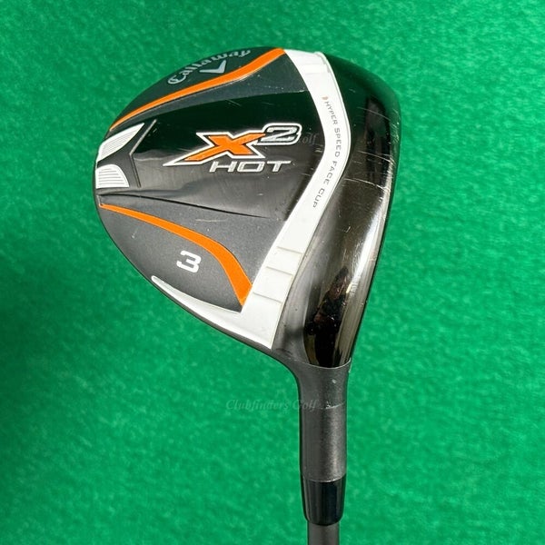 Callaway X2 Hot Fairway Wood 3 Aldila Tour Blue ATX60 Graphite Seniors