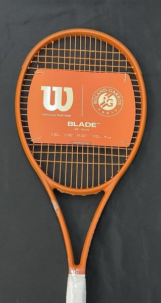 Wilson Blade 98 V9 16x19 Roland Garros Limited Edition Grip Size 4