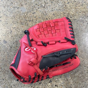 Red Rawlings Gold Glove Elite Right Hand Throw Infield Baseball Glove 12" (Used)