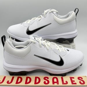 Nike Force Trout 9 Pro MCS Baseball Cleats White Silver FZ0915-102 Men’s Sz 11  New