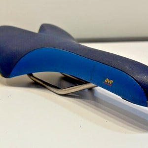fi'zi:k Pave Blue/Yellow Titanium Rail Bike Saddle Seat Satisfaction Guaranteed