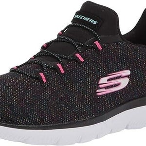 Skechers Summits Best Day 149208-BKMT Women's US 5.5 Black Running Shoes EF311