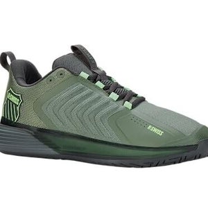 K-Swiss Ultrashot 3 06988-347-M Sneakers Men's US 14 Green Tennis Shoes EF255
