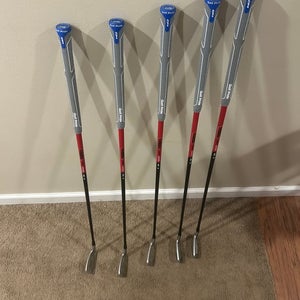 Men's 2022 Cobra King Forged TEC X Right Handed Iron Set Stiff Flex Graphite Shaft (Used)