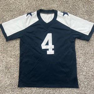 NFL DALLAS COWBOYS DAK PRESCOTT FOOTBALL JERSEY Sz Medium