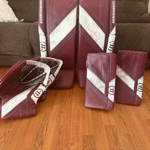 34"  Warrior Ritual G6 Pro Full Right Goalie Full Set Pro Stock (Used)