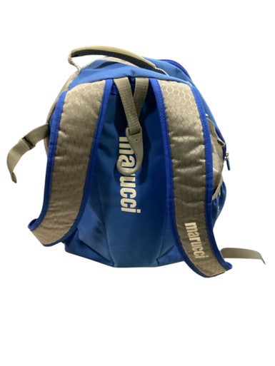 Used Marucci ROYAL AND SILVER BAG BB/SB Player Backpack Royal Blue 11884-S000044022