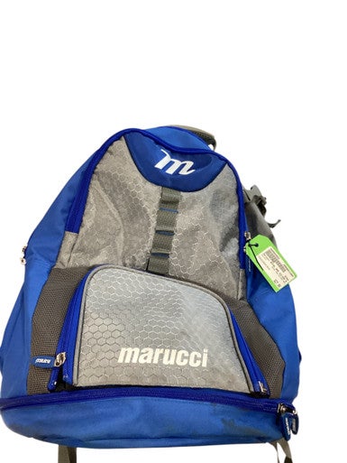 Used Marucci ROYAL AND SILVER BAG BB/SB Player Backpack Royal Blue 11884-S000044022
