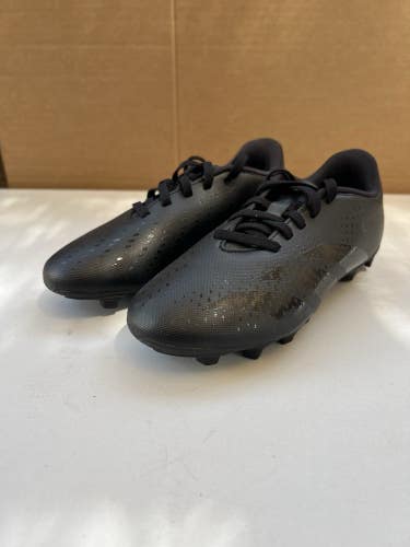 Adidas Predator Accuracy.4 Turf Soccer Shoes Youth 2.5 Triple Black Lace Up