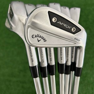 Callaway Apex Pro 24 Forged Iron Set 4-P / KBS Tour 130 X Extra Stiff