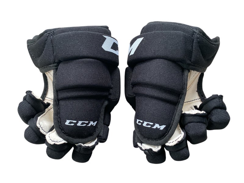 CCM Edge Youth Hockey Gloves 8 Inch Black/Red - NEW