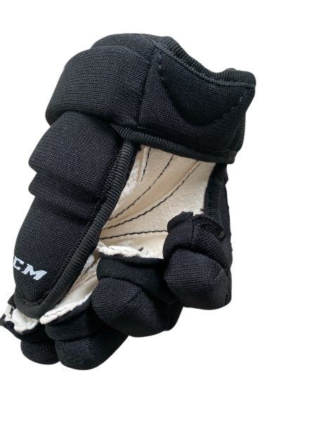 CCM Edge Youth Hockey Gloves 8 Inch Black/Red - NEW