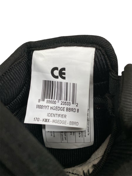CCM Edge Youth Hockey Gloves 8 Inch Black/Red - NEW