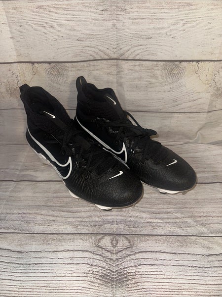 Nike Alpha Huarache NXT Black White Baseball Metal Cleats DJ6517-001 Men Size 11