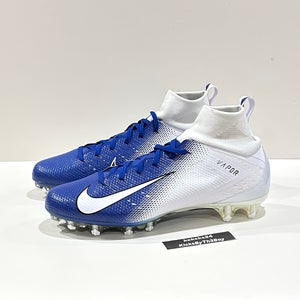 Nike Vapor Untouchable Pro 3 Football Cleats Royal Blue Size 12.5 AO3021-145