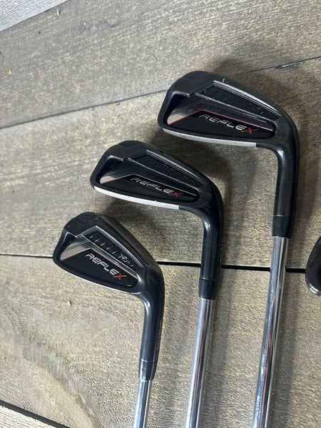 Wilson Reflex Black Iron Golf Club Set 5-PW Regular Steel Mens RH