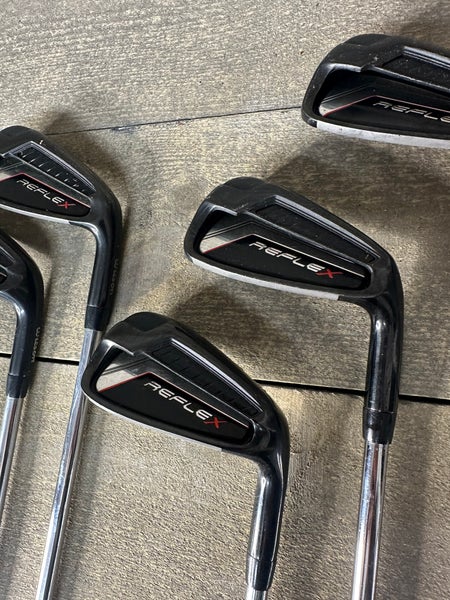 Wilson Reflex Black Iron Golf Club Set 5-PW Regular Steel Mens RH