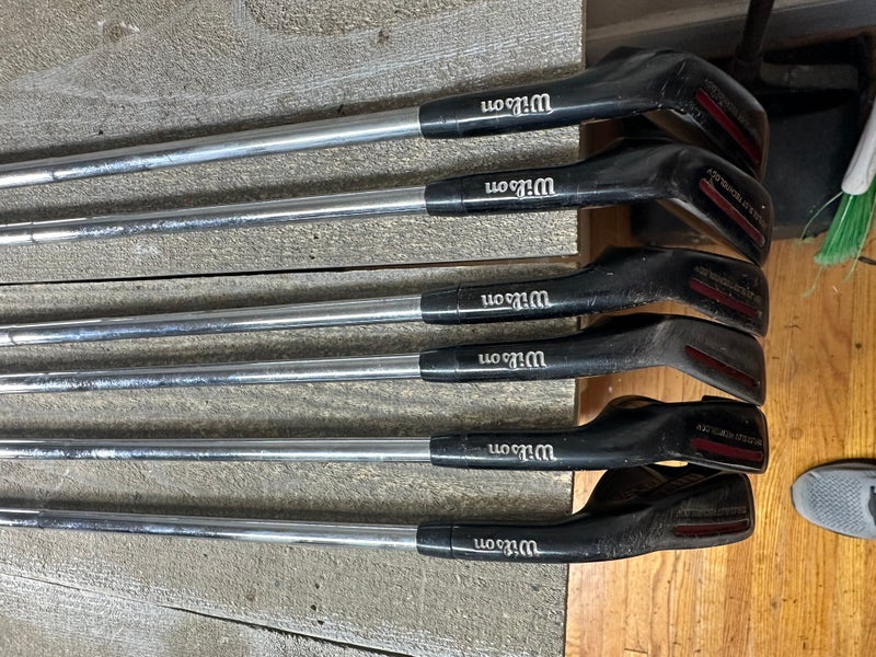 Wilson Reflex Black Iron Golf Club Set 5-PW Regular Steel Mens RH