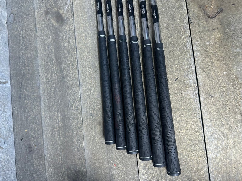 Wilson Reflex Black Iron Golf Club Set 5-PW Regular Steel Mens RH