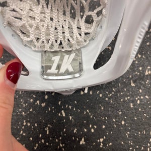 Used STX STALLION 1K STRUNG Mens Lacrosse Head White 11162-S000425837
