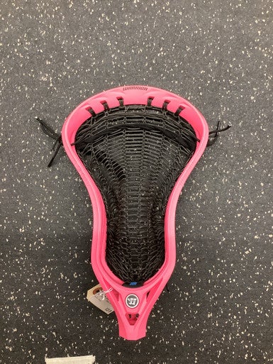 Used Warrior EVO QX-O STRUNG Mens Lacrosse Head Pink 11162-S000425838