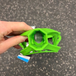Used Warrior EVO QX-O Mens Lacrosse Head Neon Green 11162-S000425834