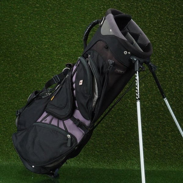 SUN MOUNTAIN G3 STAND BAG 7-WAY DIVIDERS GOLF BAG BLACK PURPLE