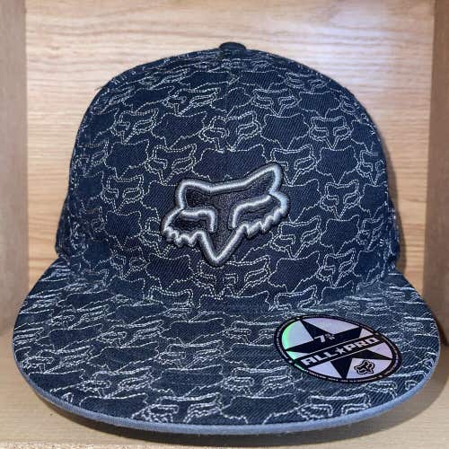 Fox Racing Fitted Hat Cap Size 7 5/8 - 100% Wool NICE