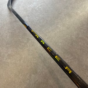 P92 77 Flex Senior Bauer Nexus Tracer Left Hand Hockey Stick Pro Stock (Used) Gold