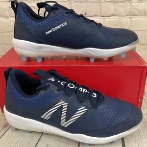 New Balance LCOMPTN3 FuelCell COMPv3 Men's Baseball Cleats Blue White US 11.5 D