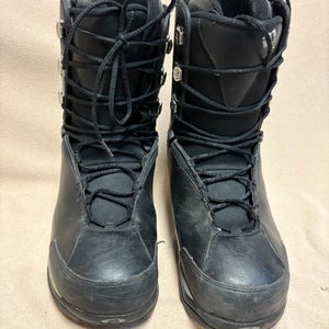 Men's Size M 12.0 (W 13.0) Morrow Snowboard Boots Stiff Flex All Mountain