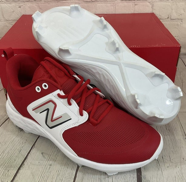 New Balance Fresh Foam PL3000R v6 Molded Baseball Cleats Red/White Sz 16 New Balance 3000v6 Adult Men main image 3