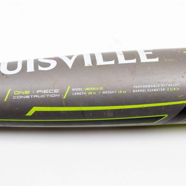 Batte Baseball Louisville Slugger Omaha 28 Pouces 18 Oz (-10) - Alliage 2 5/8 - Occasion
