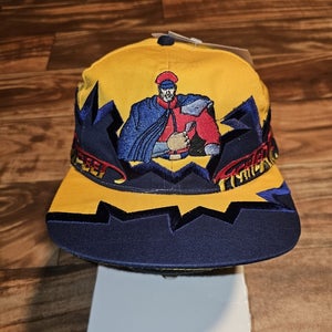 NEW Vintage Street Fighter II M. Bison Capcon SNES Jagged Edge Hat Snapback