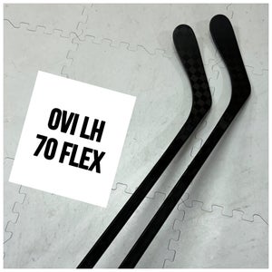Senior(2x)Left OVI 70 Flex PROBLACKSTOCK Toe Pattern Pro Black Out Unbranded Pro Stock Hockey Sticks