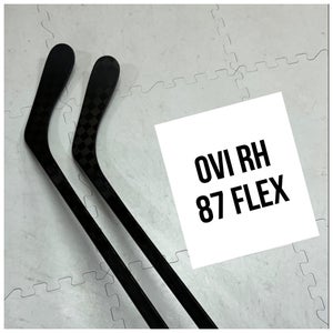 Senior(2x)Right OVI 87 Flex PROBLACKSTOCK Pro Black Out Unbranded Pro Stock Hockey Sticks