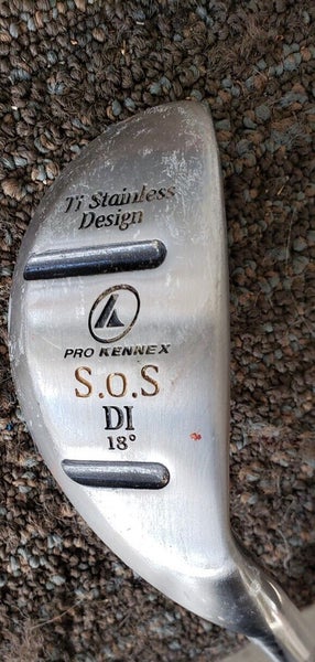 41.25 IN PRO KENNEX TI STAINLESS DESIGN 18 DEG DRIVING IRON GOLF CLUB EXCELLENT