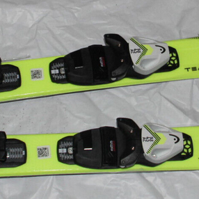 NEW HEAD Supershape team Easy kids skis 97cm + size adjustable bindings SLR4.5 NEW