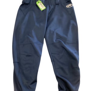 Used Rawlings SOFTBALL PANTS BB/SB Pant Womens Navy Blue MD 11884-S000044088