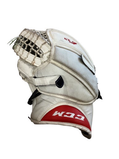 Used CCM E 3.9 Senior Goalie Catcher White 11884-S000044081