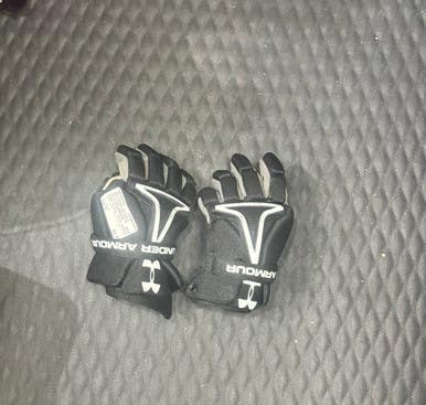 Used Under Armour YOUTH LACROSSE GLOVES Lacrosse Gloves Junior Black XS 11849-S000026353