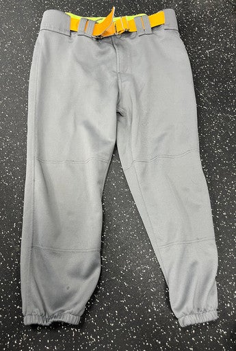 Used Mizuno GIRLS SOTBALL PANTS BB/SB Pant Girls Grey LG 11849-S000026333
