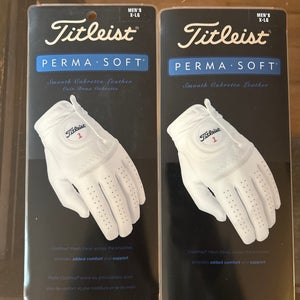 (2) New Titleist Perma Soft Gloves size xl