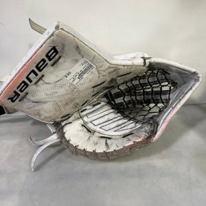 Used Bauer SUP 2S PRO Senior Goalie Catcher White 11727-S000176779