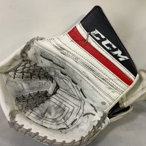 Used CCM GMR 1.9 Senior Goalie Catcher White 11727-S000157678